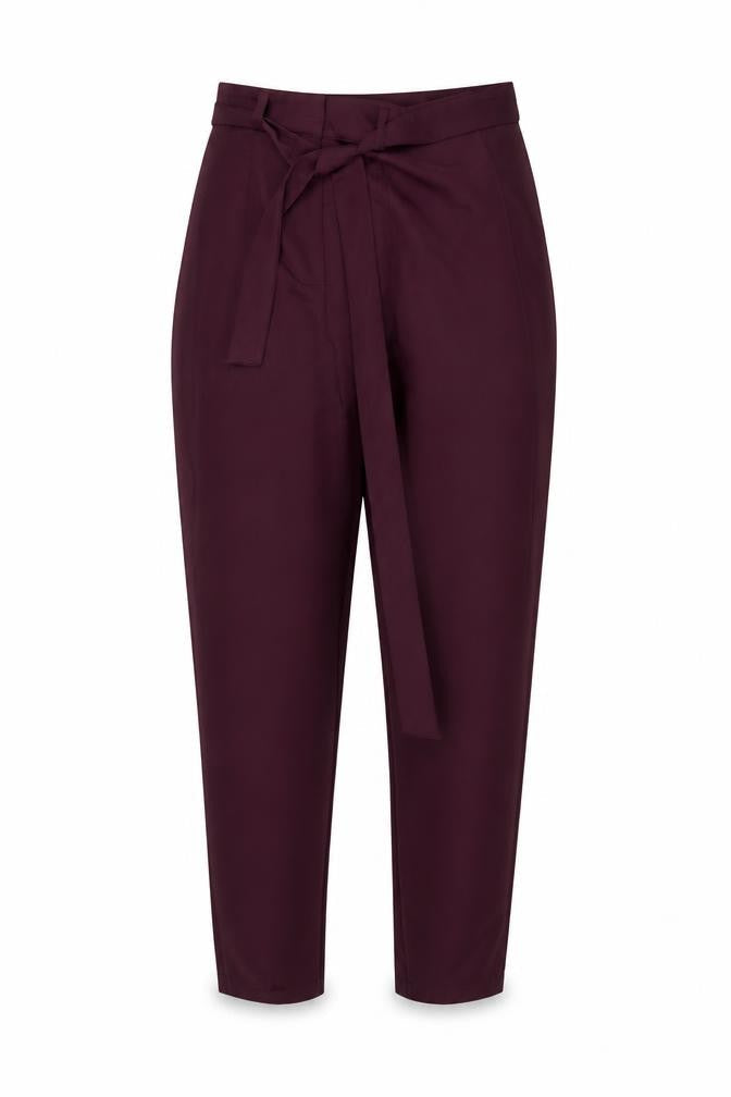 Nasty Gal Womens Purple  Polyester Rain Trousers Trousers Size 12 L28 in Regular Zip