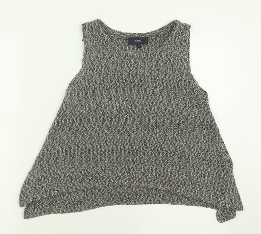 NEXT Womens Multicoloured  Cotton Basic Tank Size 10 Crew Neck
