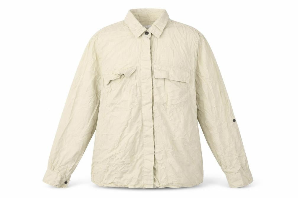 Topshop Womens Yellow  Viscose Basic Button-Up Size 14 Collared