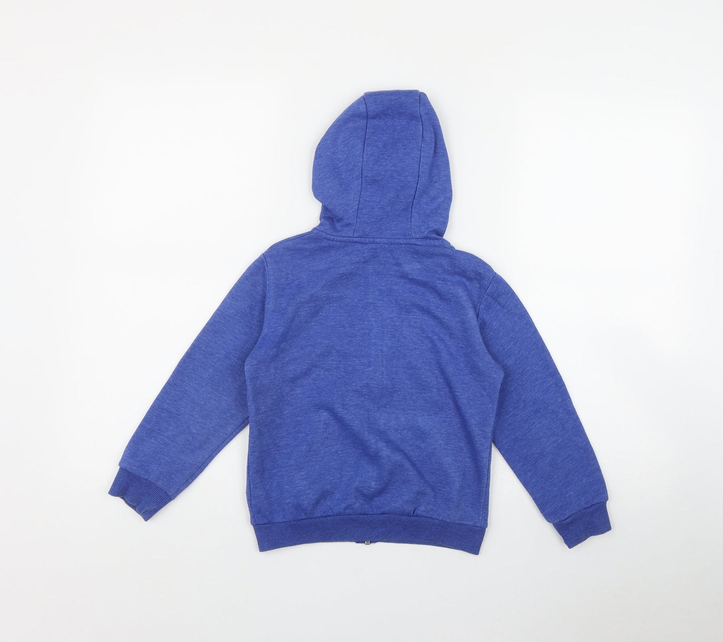 Dunnes Stores Girls Blue  Cotton Full Zip Hoodie Size 5 Years  Zip
