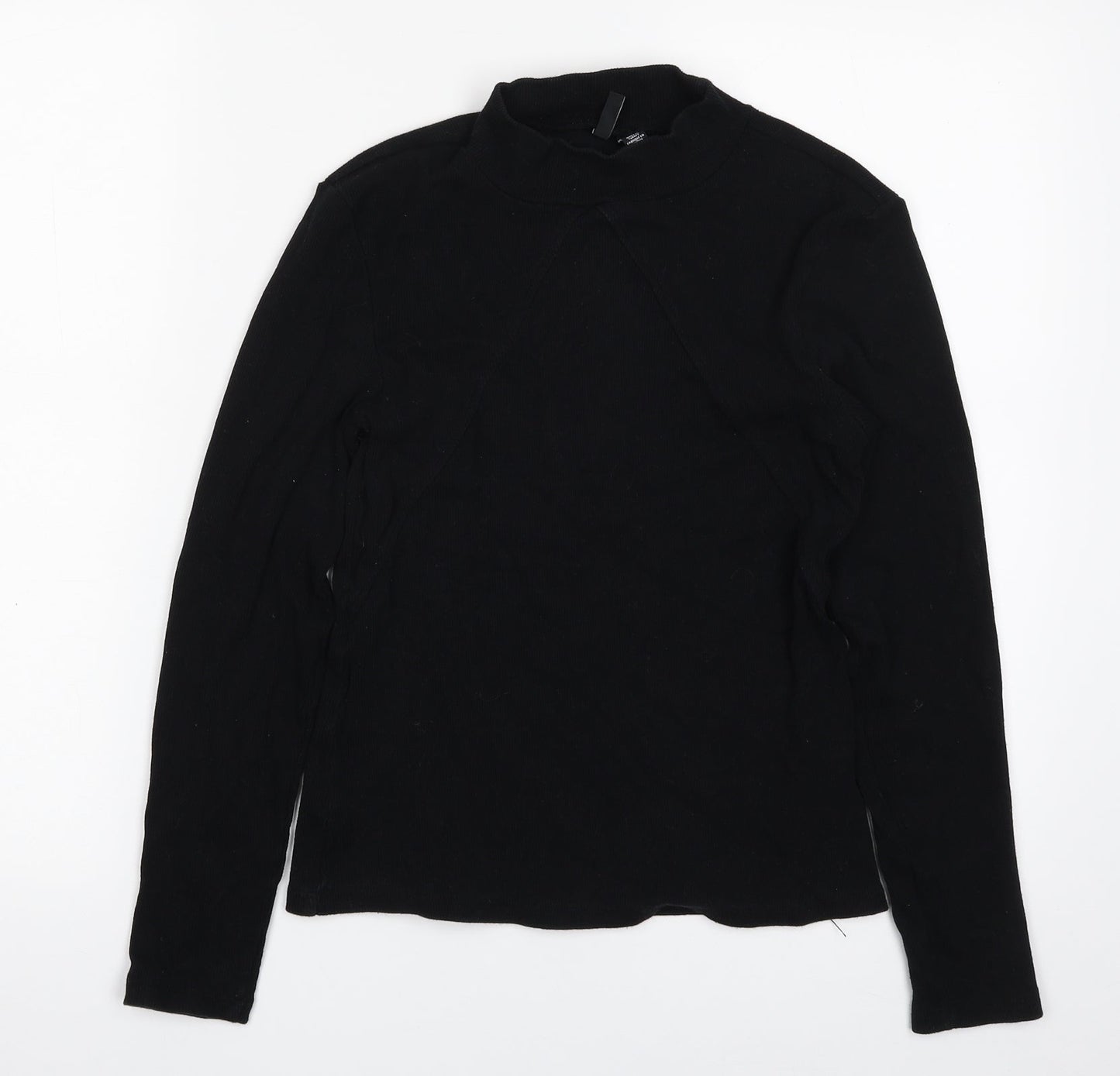 VERO MODA Womens Black  Cotton Pullover Sweatshirt Size M  Pullover