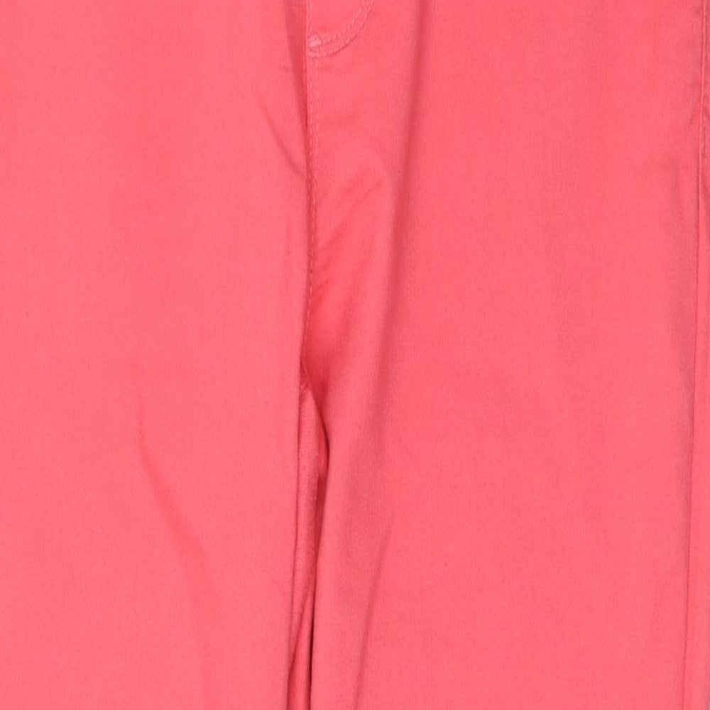 Eden Womens Pink  Cotton Jegging Jeans Size 12 L25 in Regular
