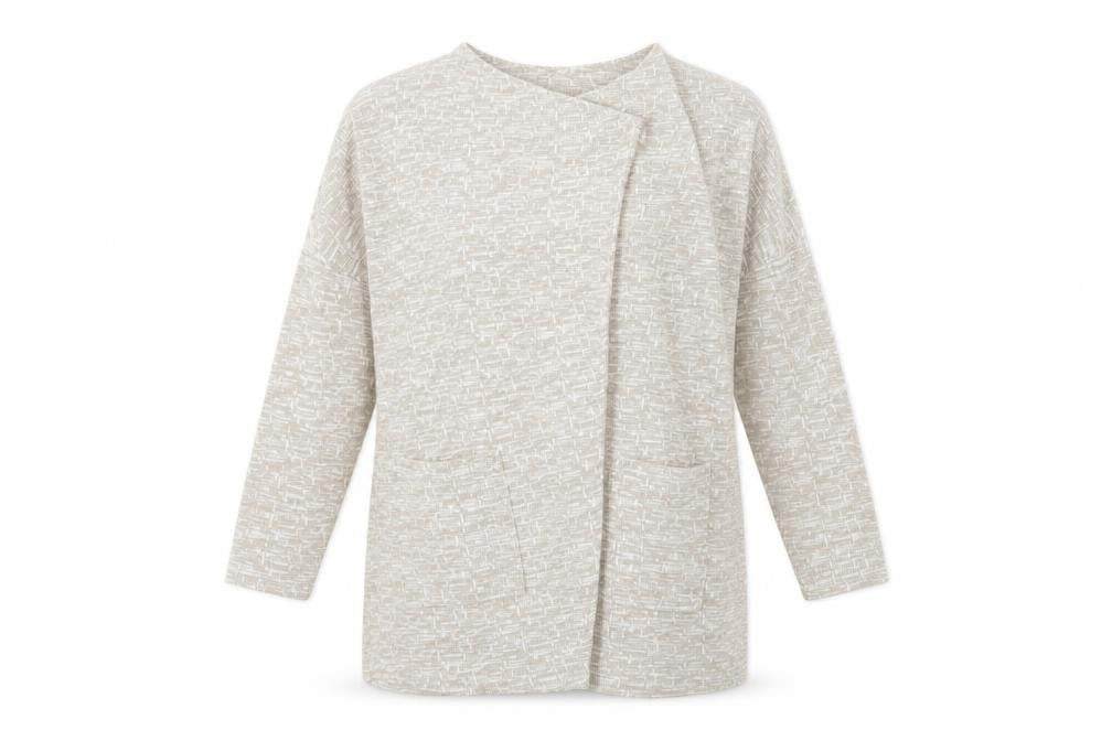 River Island Womens Beige V-Neck  Polyester Cardigan Jumper Size 14