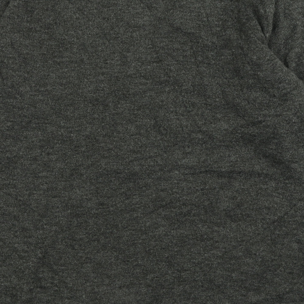 h7m Womens Grey V-Neck  Acrylic Cardigan Jumper Size S