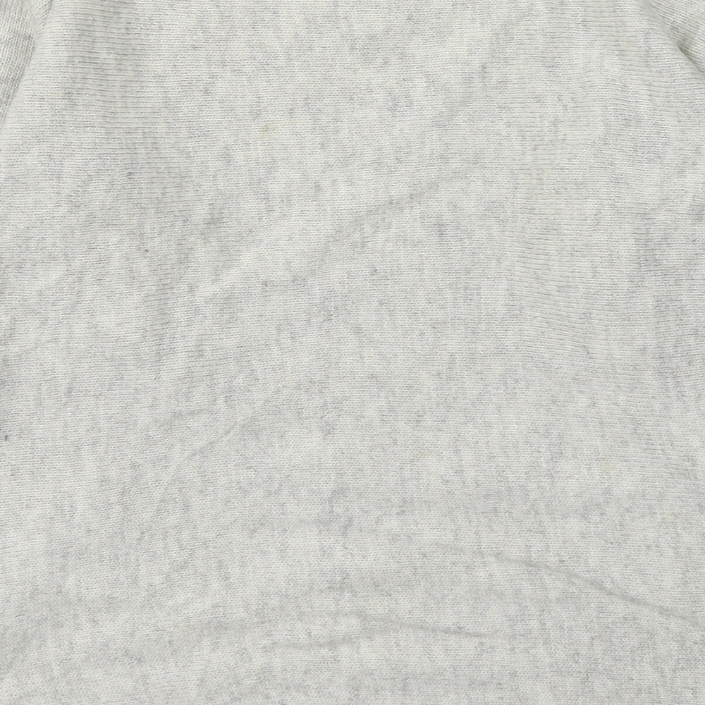 Oasis Womens Grey Round Neck  Viscose Pullover Jumper Size XS