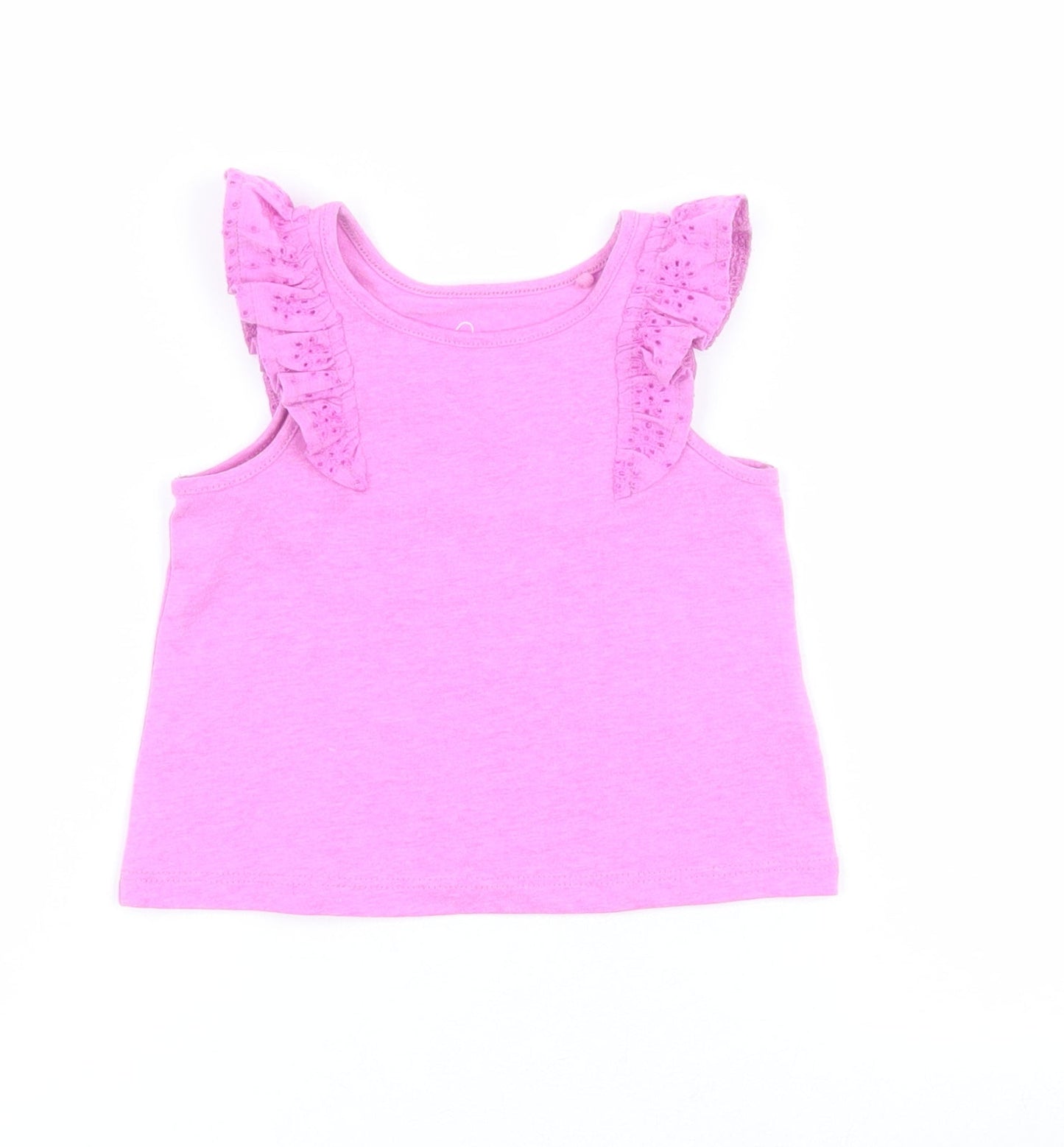 NEXT Baby Purple  Polyester Jersey Tank Size 3-6 Months Round Neck Pullover