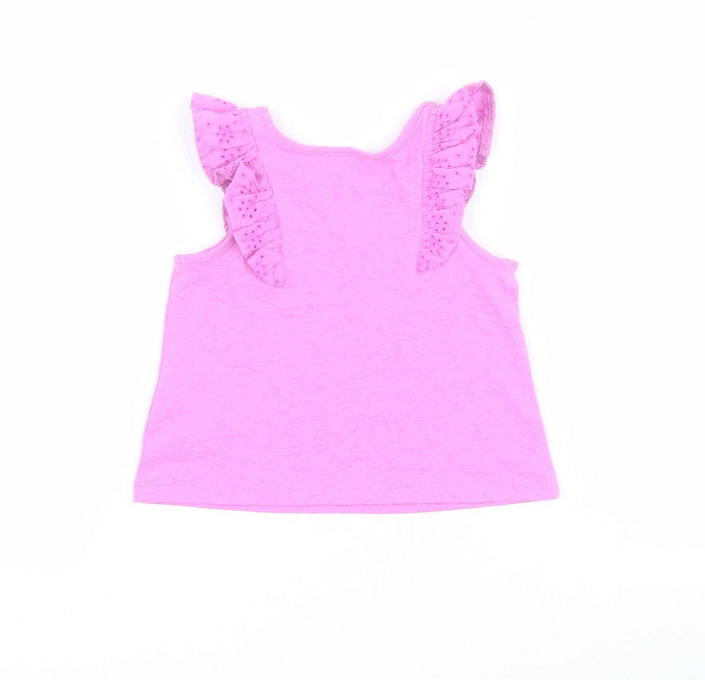 NEXT Baby Purple  Polyester Jersey Tank Size 3-6 Months Round Neck Pullover