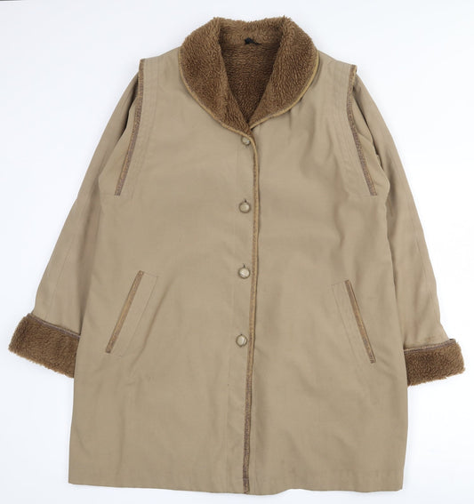 Breckmoor Womens Brown   Jacket  Size 12  Button
