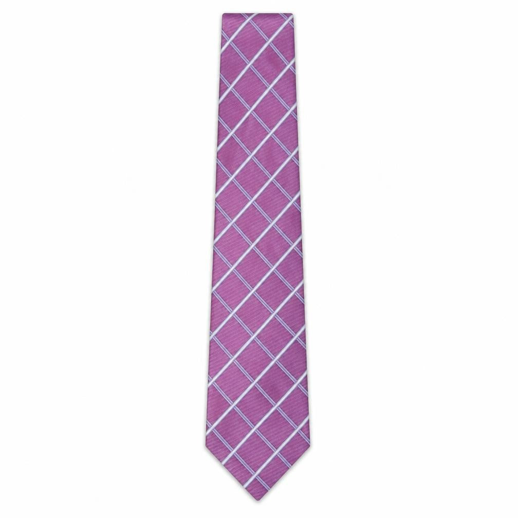 Marks and Spencer Mens Multicoloured Plaids & Checks Polyester Pointed Tie One Size
