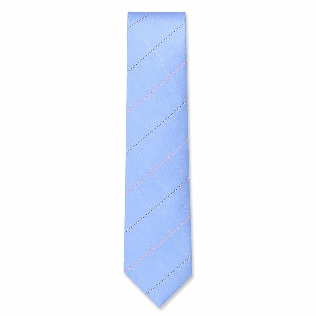 Preworn Mens Multicoloured Plaids & Checks Silk Pointed Tie One Size