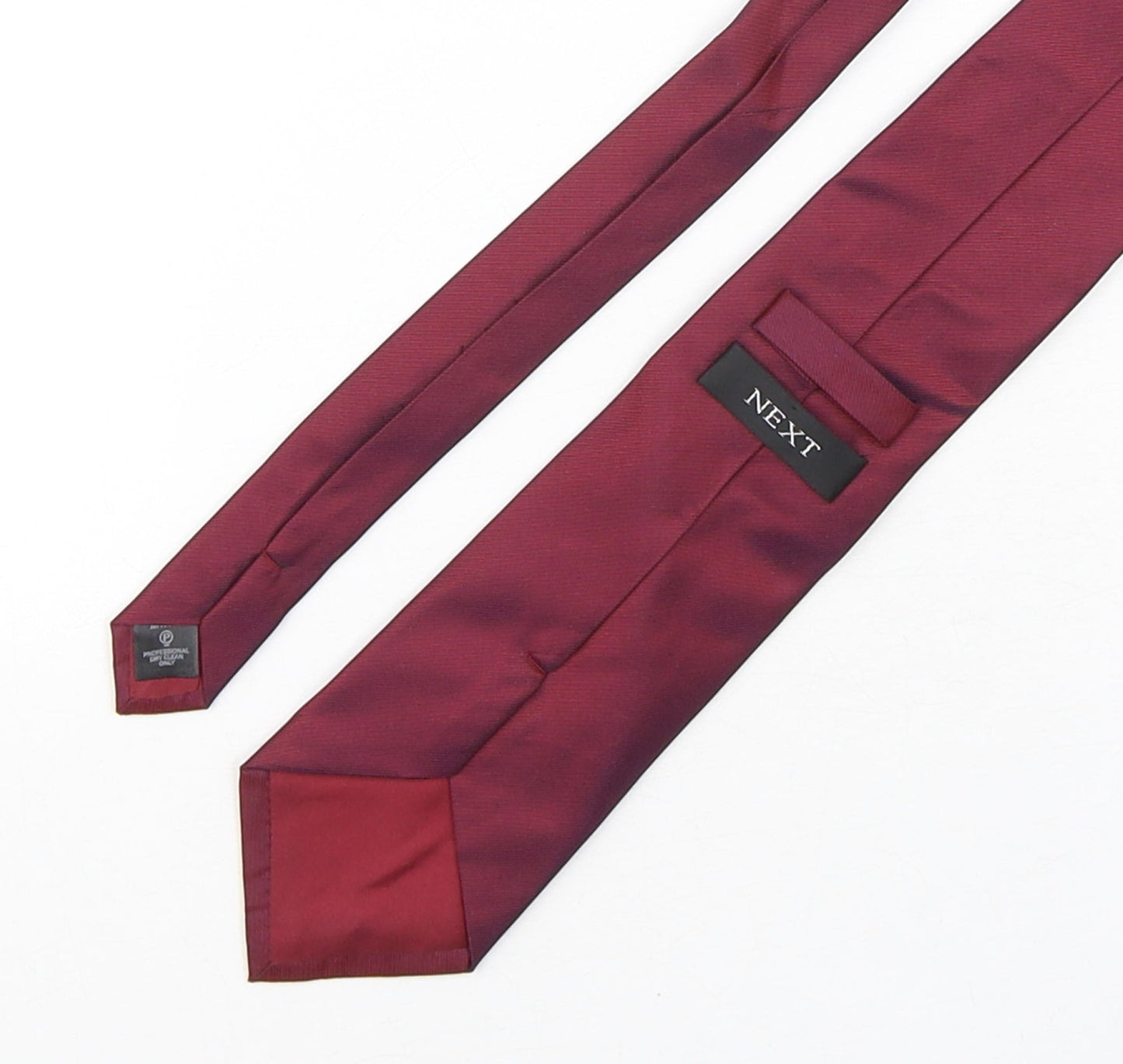 NEXT Mens Purple  Silk Pointed Tie One Size