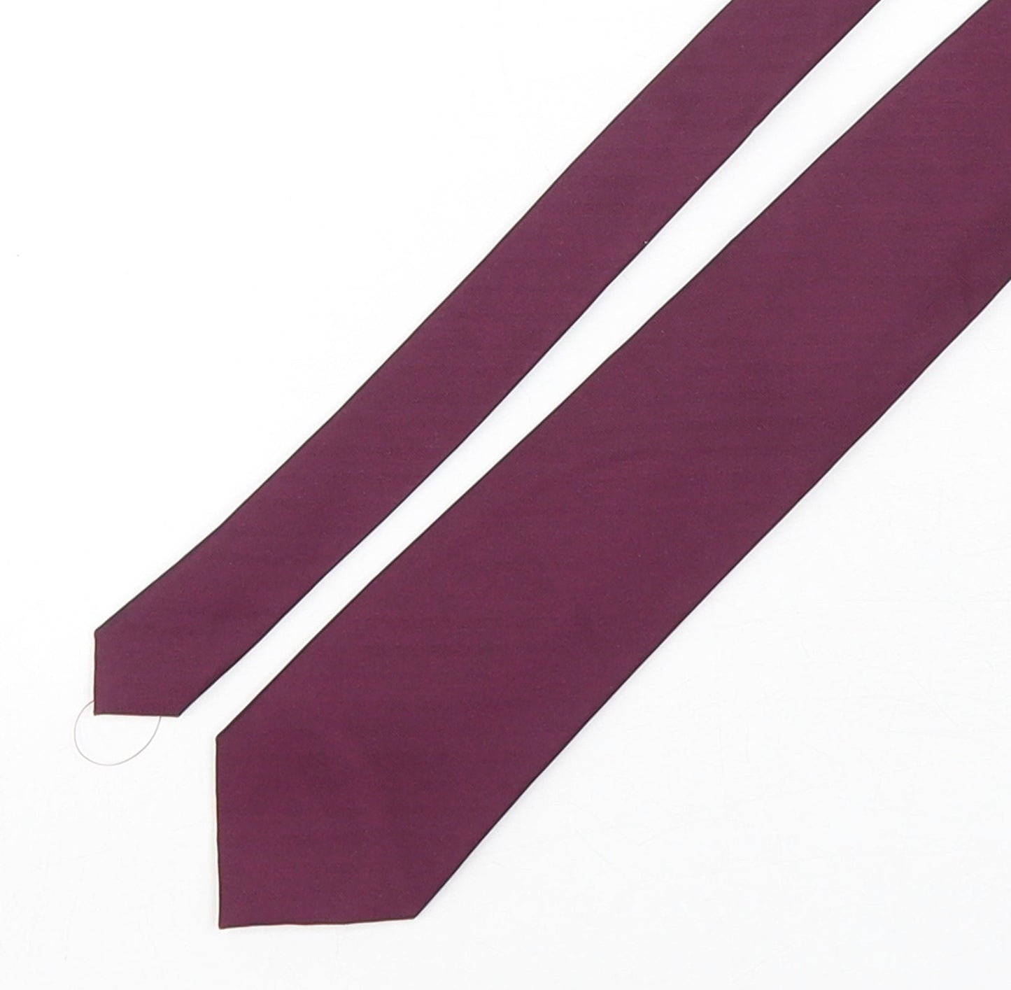 Duffer Mens Purple  Silk Pointed Tie One Size