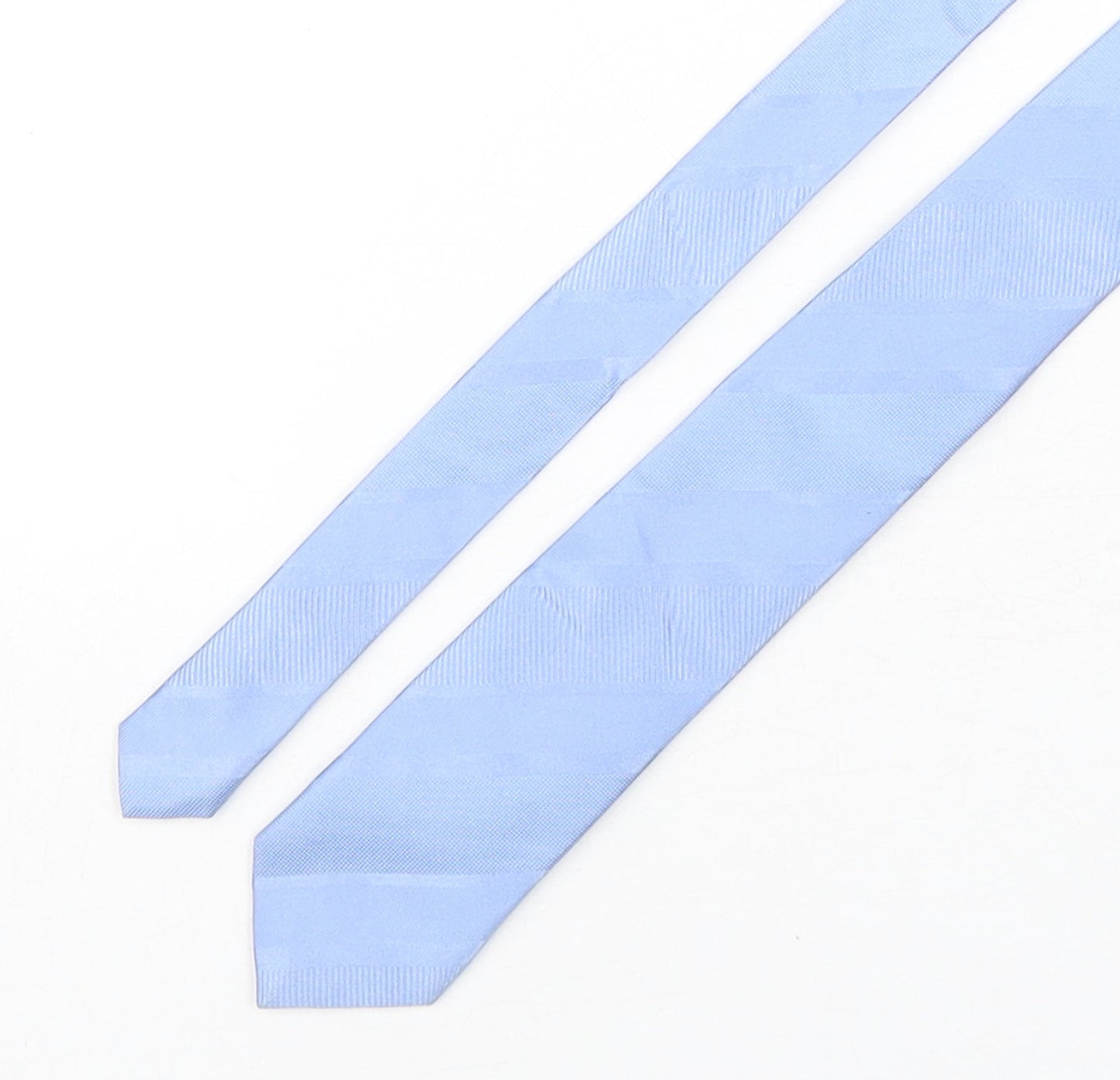 Duffer Mens Blue  Silk Pointed Tie One Size