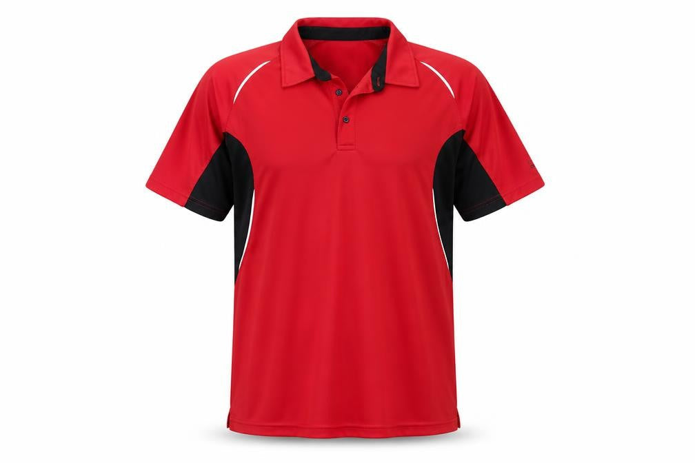 Cypress Point Mens Red  Polyester  Polo Size XL Collared Pullover
