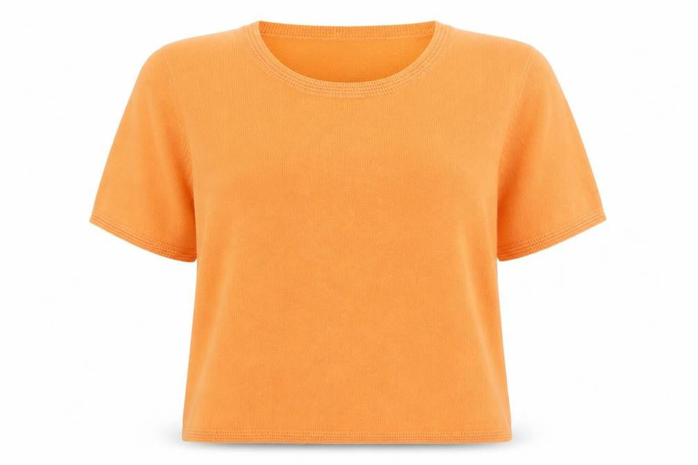 Marks and Spencer Womens Orange Crew Neck  Acrylic Pullover Jumper Size 18