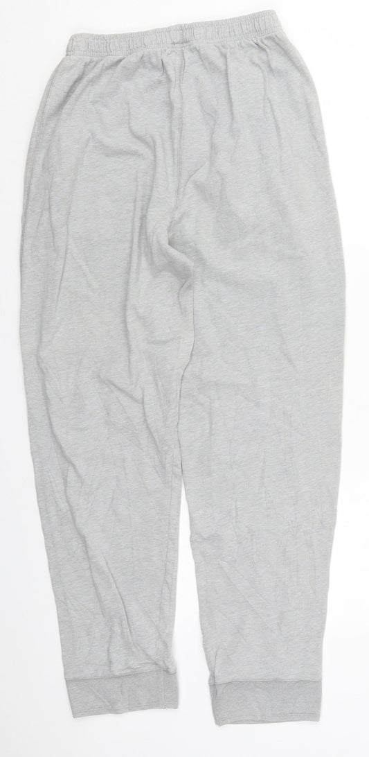 NEXT Womens Grey  Cotton Sweatpants Trousers Size 10 L28 in Regular