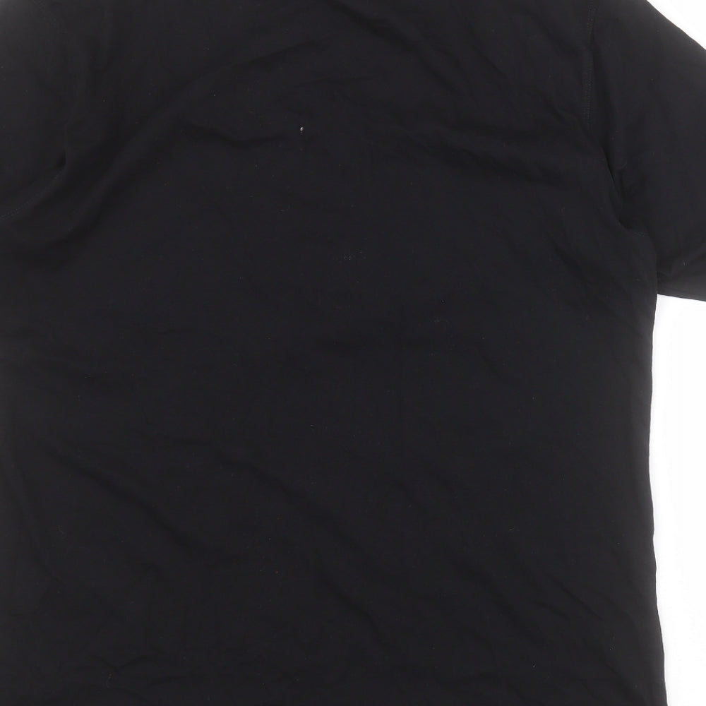 883 Police Mens Black  Cotton  T-Shirt  Crew Neck