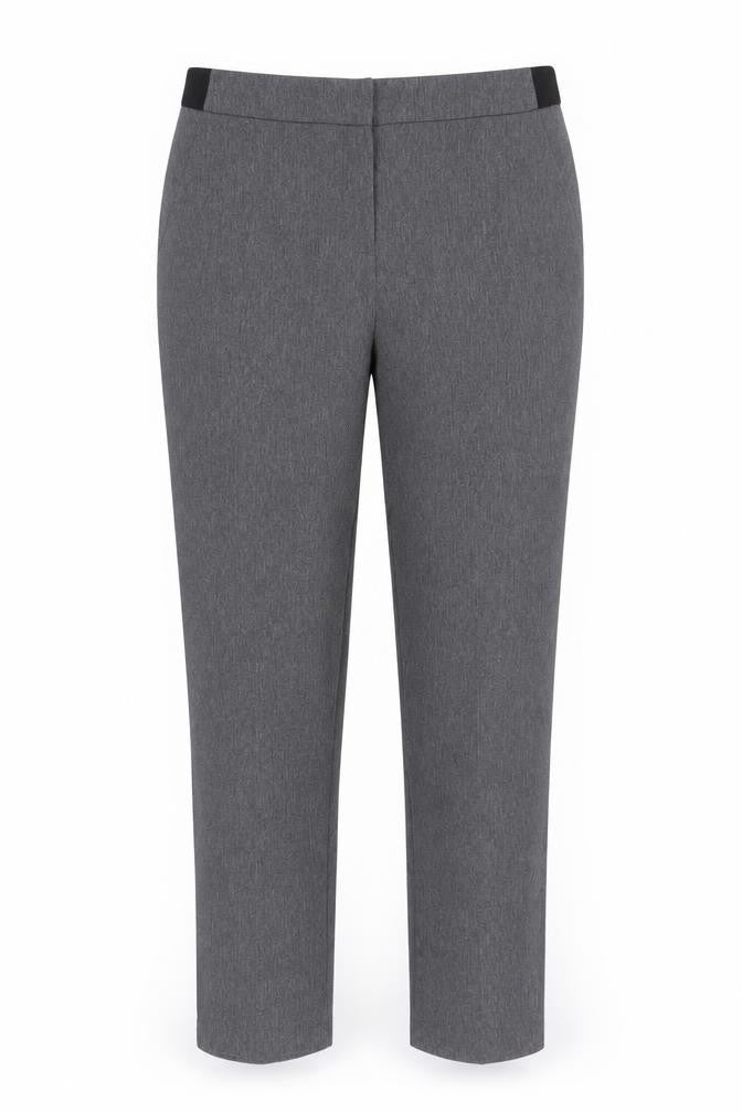 Matalan Womens Grey  Polyester Capri Trousers Size 10 L28 in Regular