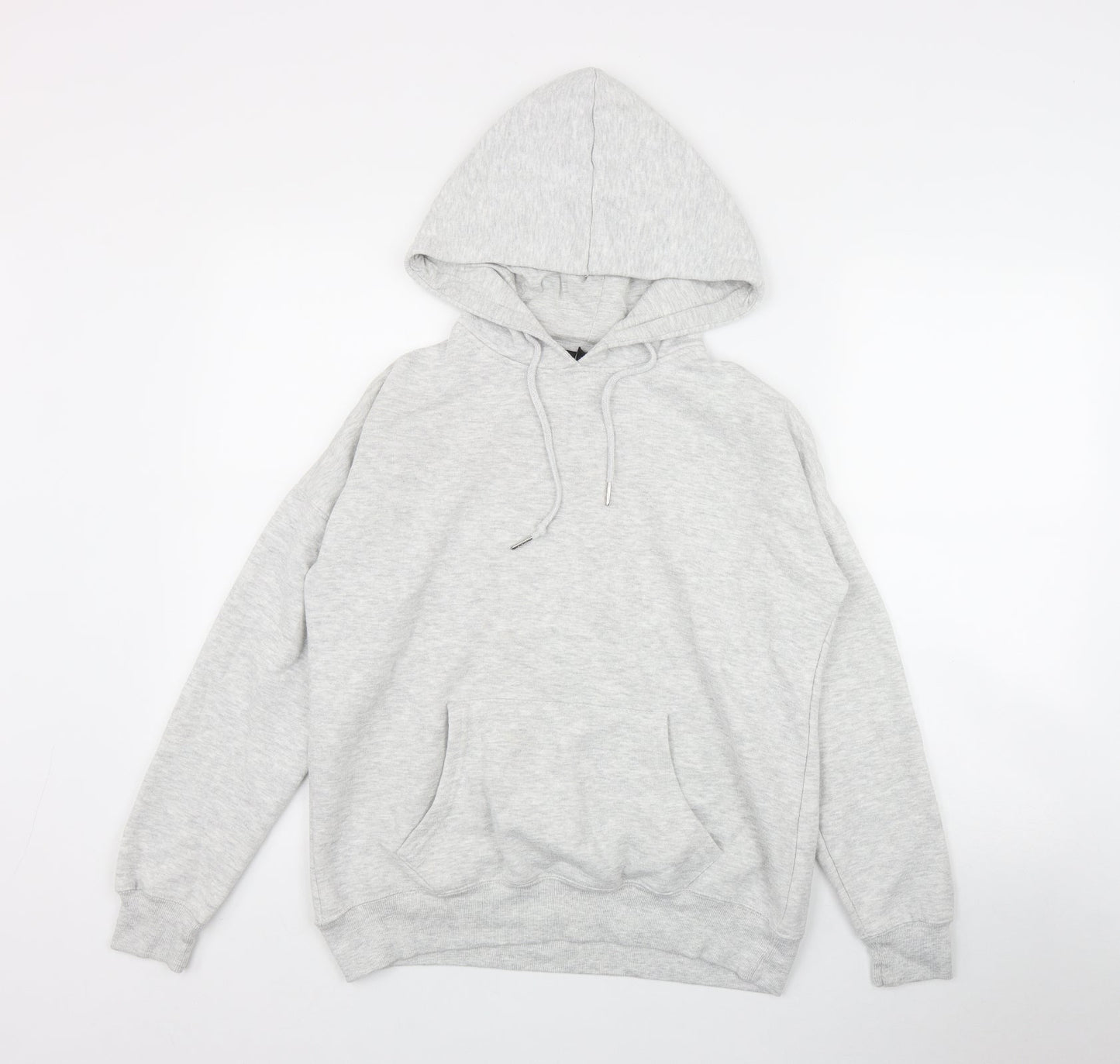 New Look Womens Grey  Cotton Pullover Hoodie Size S  Pullover