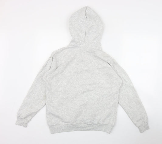 New Look Womens Grey  Cotton Pullover Hoodie Size S  Pullover