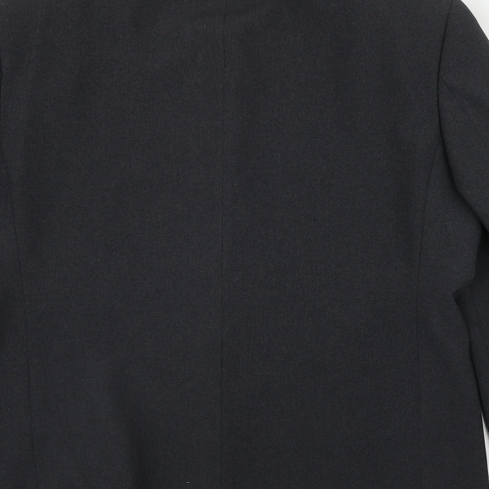 George Mens Grey  Polyester Jacket Suit Jacket Size 40
