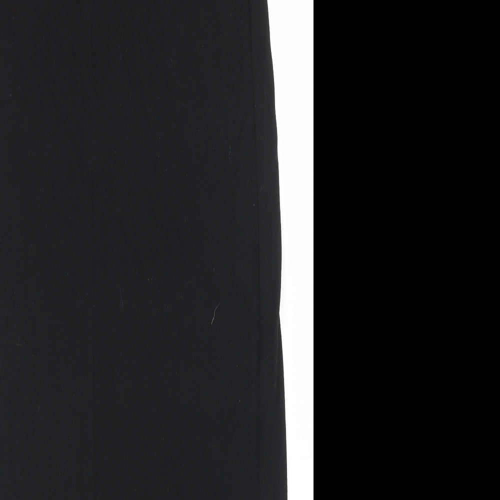 VERO MODA Womens Black  Polyester Tank Dress  Size S  Mock Neck Zip