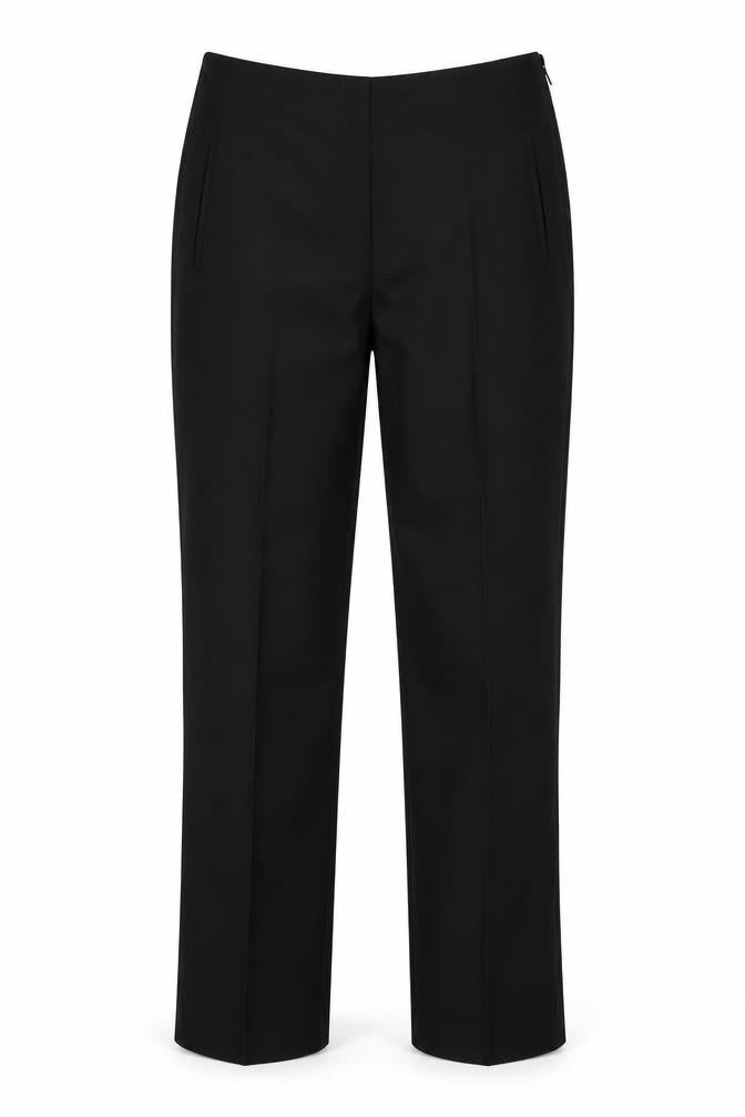 Lakeland Mens Black  Polyester Dress Pants Trousers Size 16 L29 in Regular Zip
