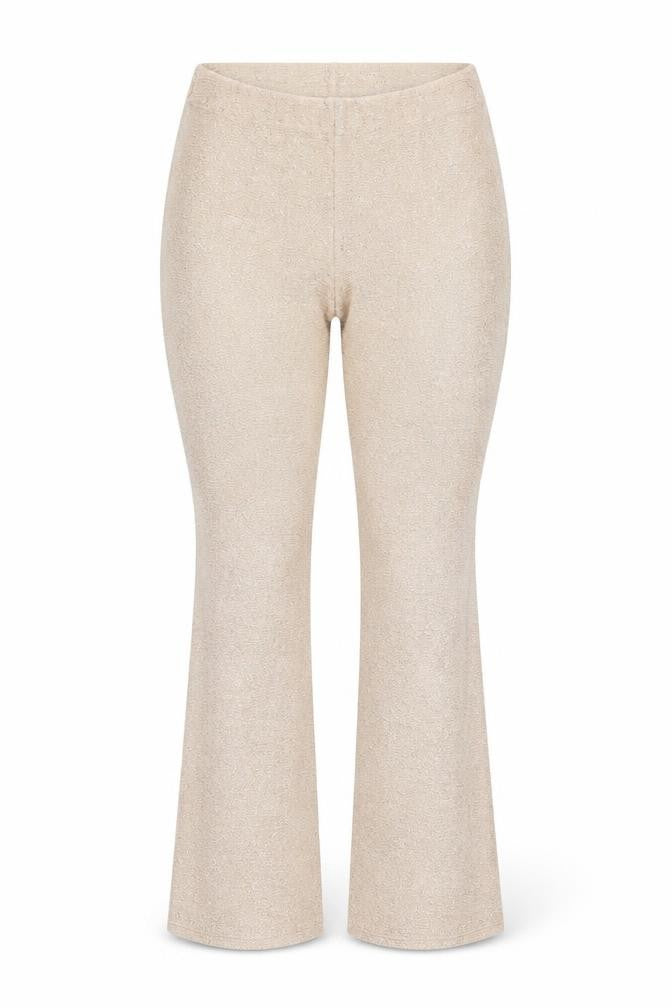 ASOS Womens Beige  Polyester Capri Leggings Size 8 L31 in   - Gold detail