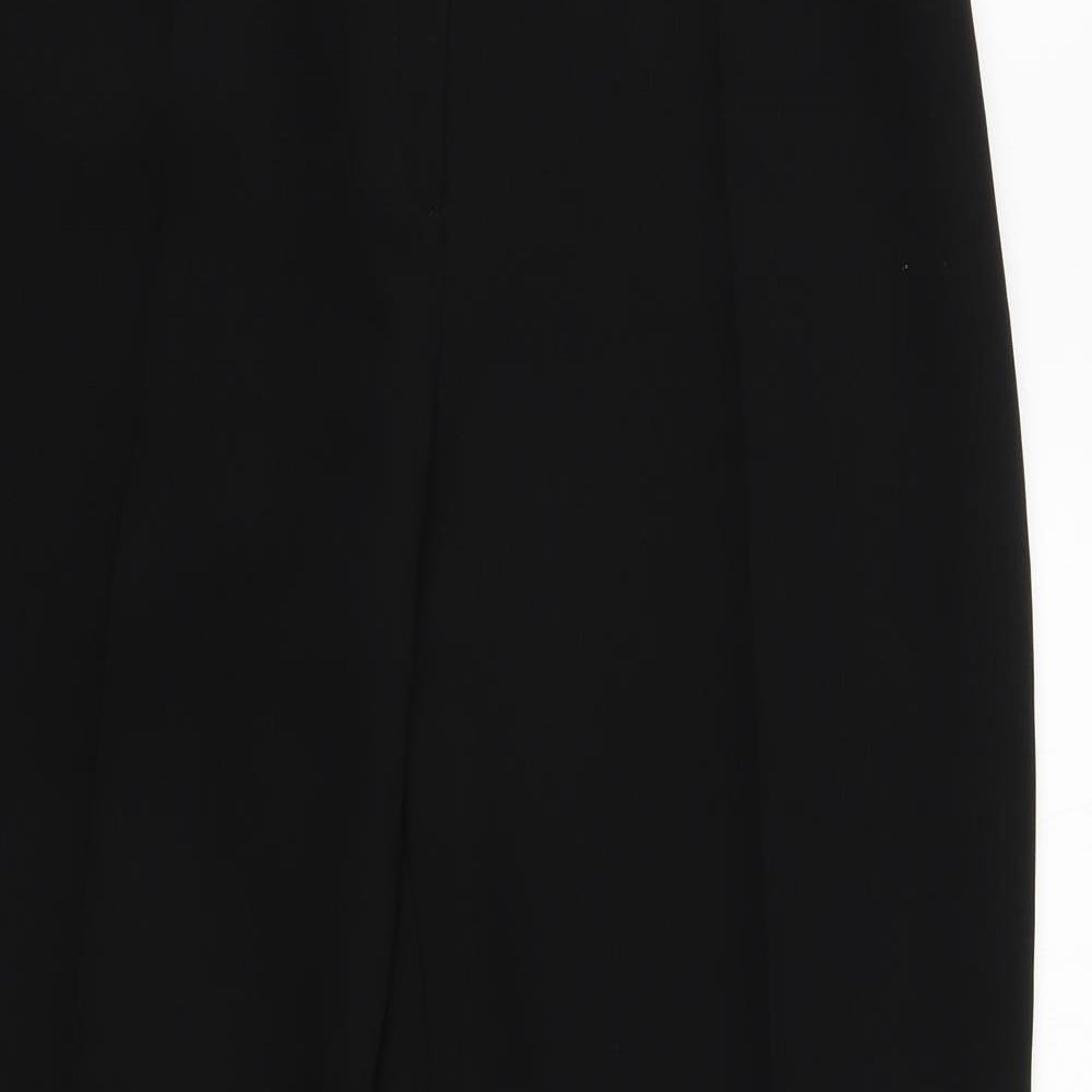 Busy Womens Black  Polyester Trousers  Size 18 L30 in Regular Zip
