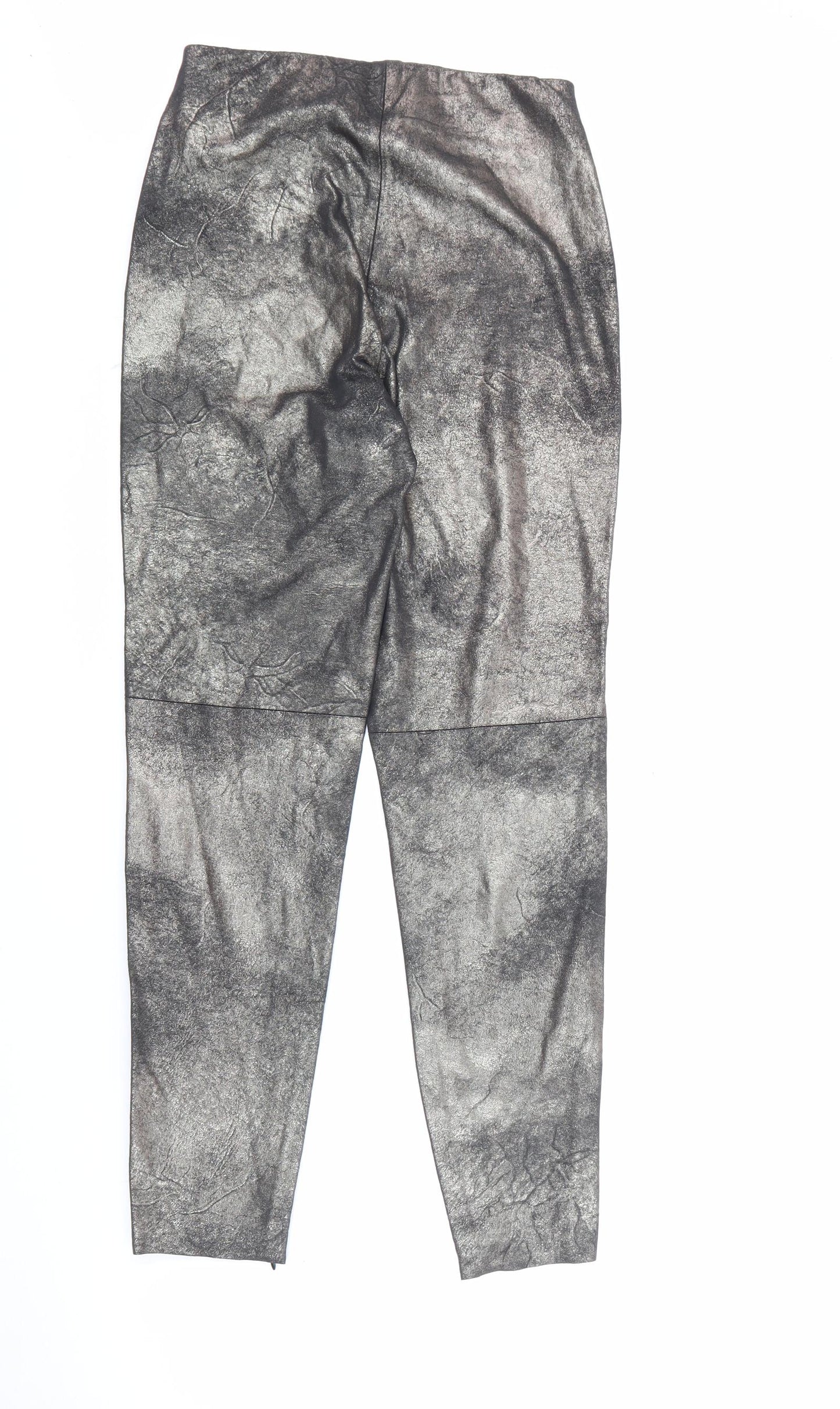 Zara Womens Gold  Polyester Pedal Pusher Leggings Size XS L27 in