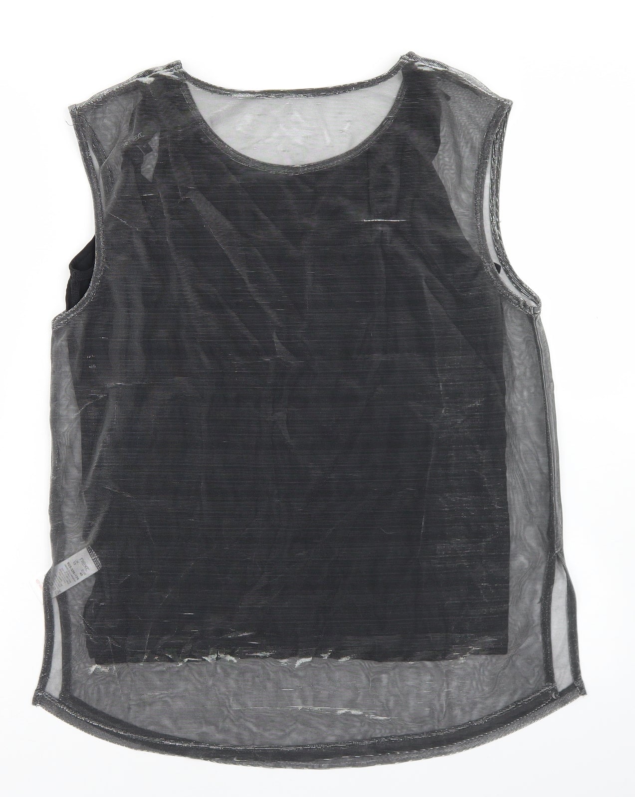 NEXT Womens Silver  Polyester Basic Tank Size 12 Round Neck