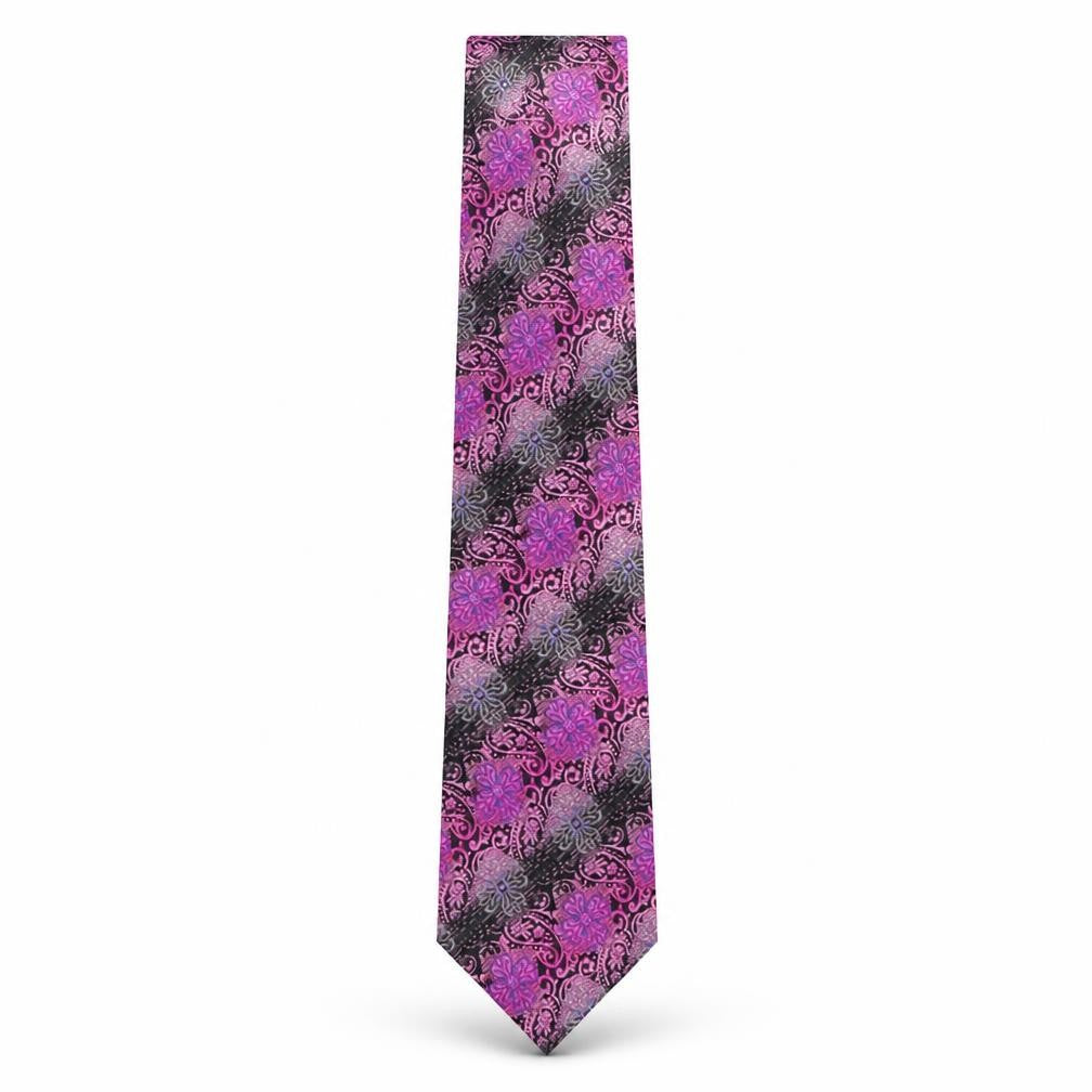 Paul Williams Mens Multicoloured Floral Silk Pointed Tie One Size