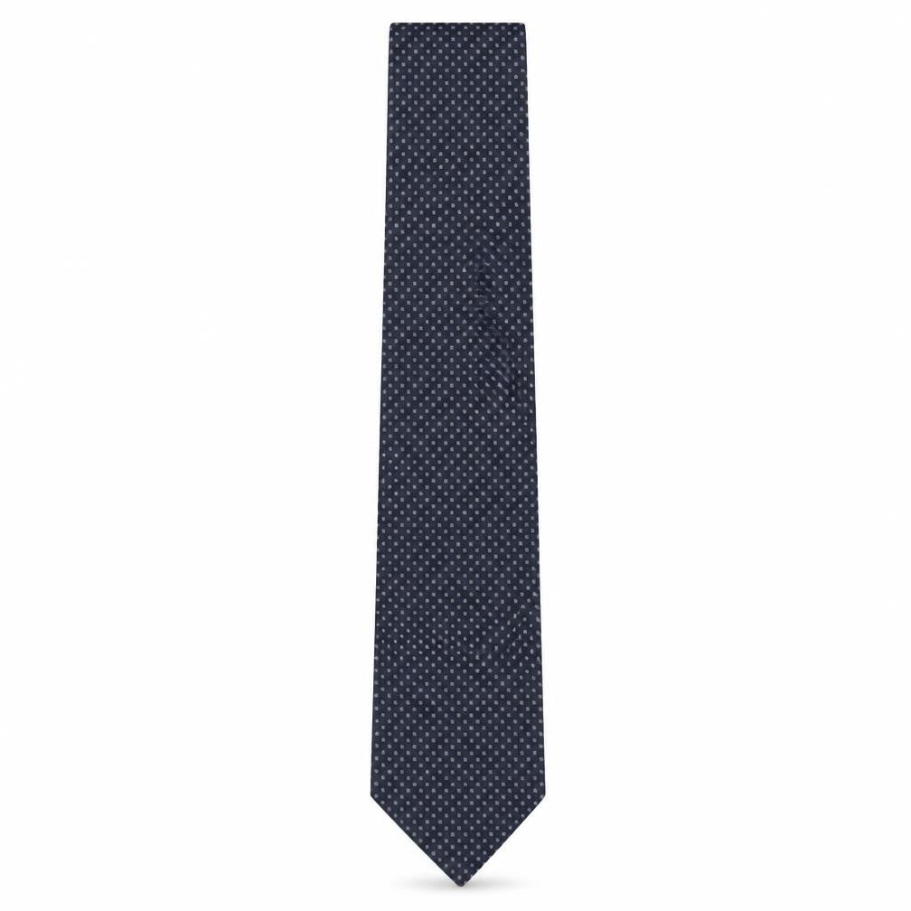 NEXT Mens Blue Geometric Polyester Pointed Tie One Size