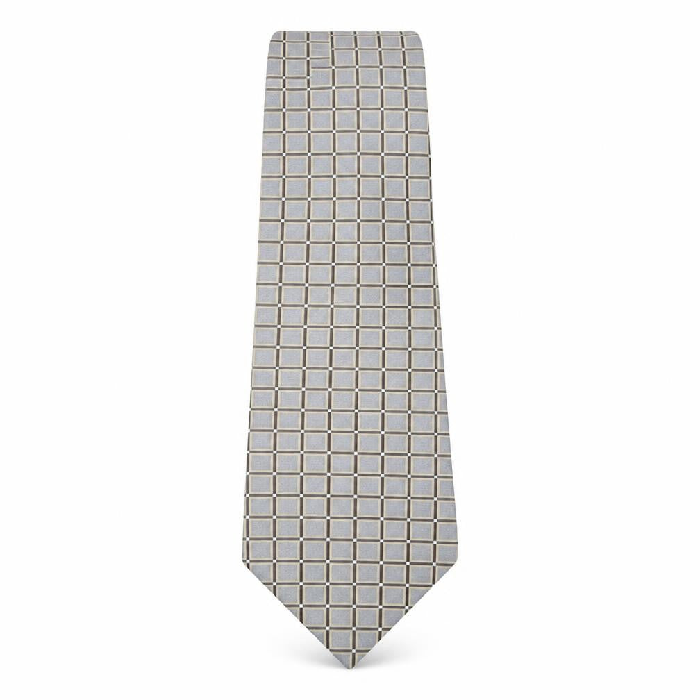 Michelsons Mens Multicoloured Plaids & Checks Polyester Pointed Tie One Size