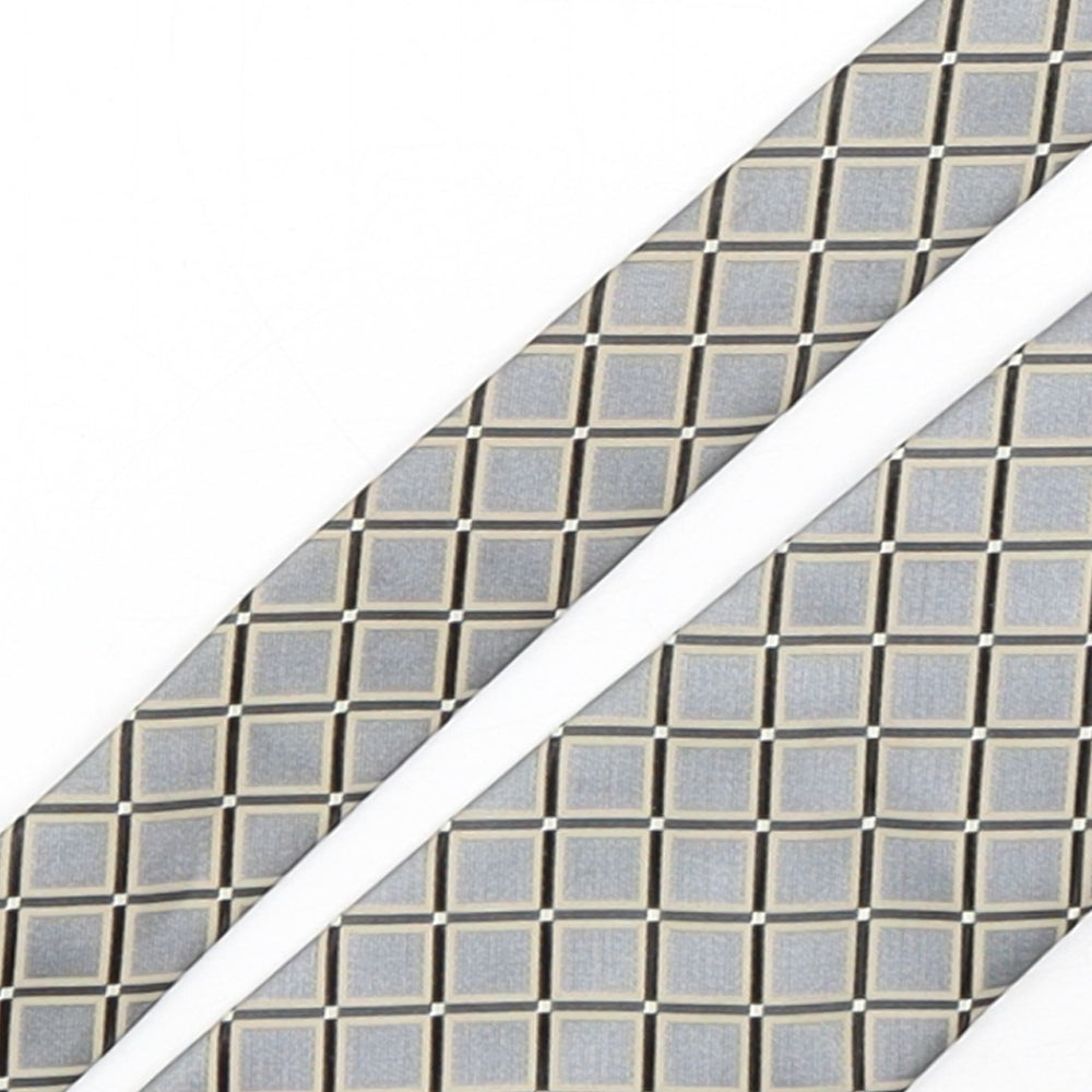 Michelsons Mens Multicoloured Plaids & Checks Polyester Pointed Tie One Size