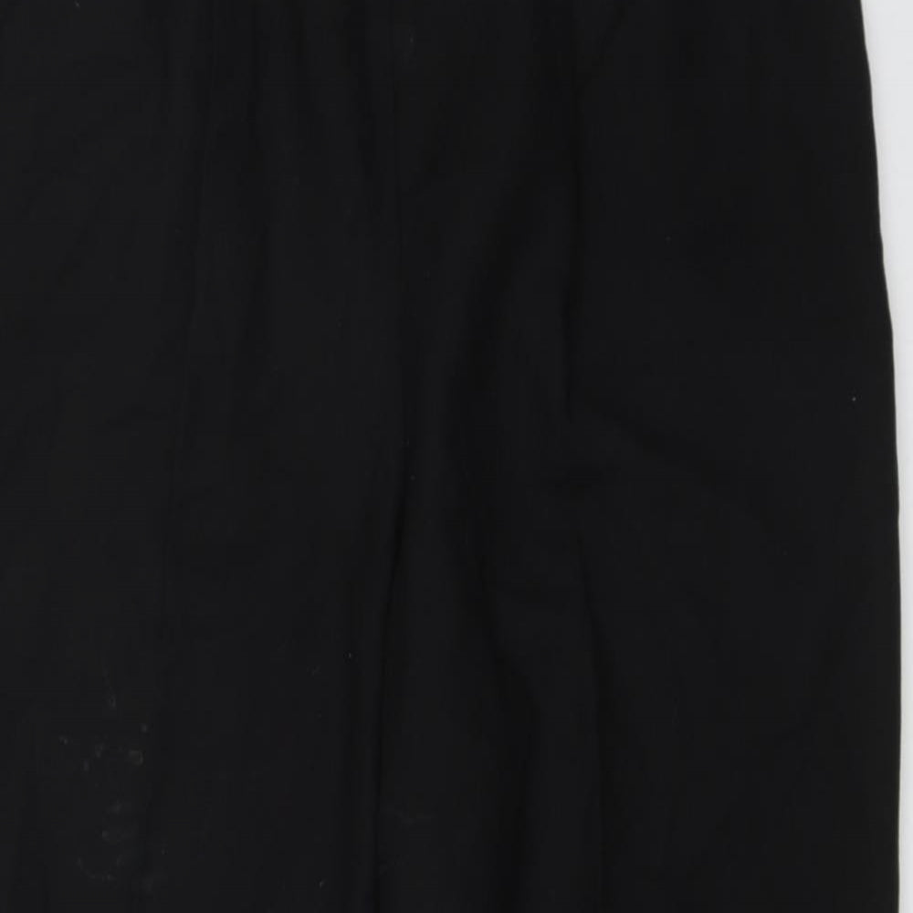 Richards Womens Black  Polyester Trousers  Size 16 L29 in Regular Zip