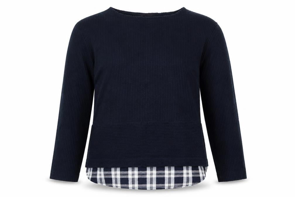 Marks and Spencer Womens Blue Crew Neck  Polyester Pullover Jumper Size 12