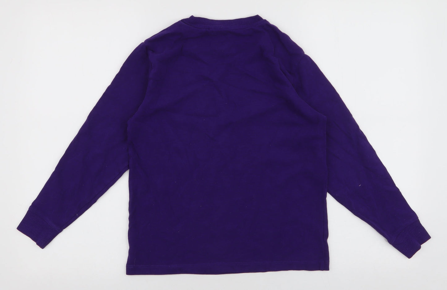 NEXT Boys Purple  100% Cotton Pullover Sweatshirt Size 10 Years  Pullover