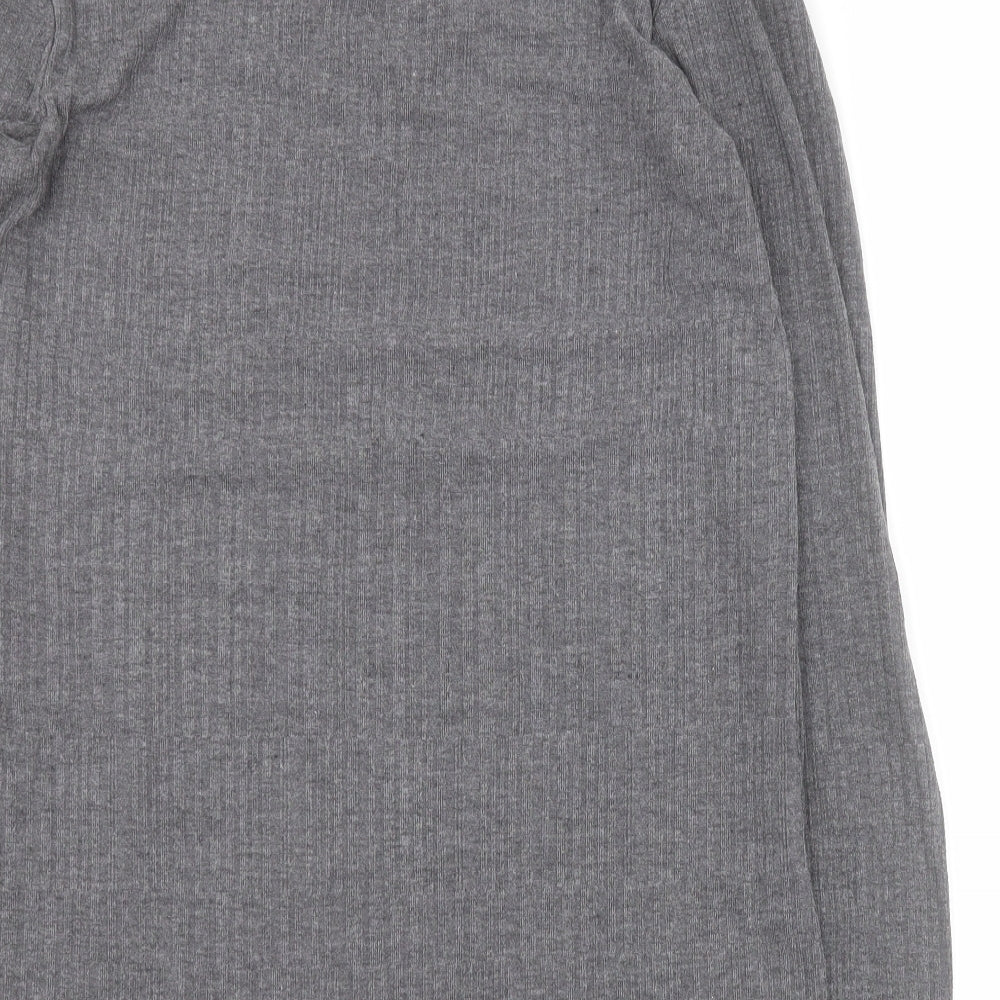 Matalan Womens Grey Round Neck  Polyester Pullover Jumper Size 10