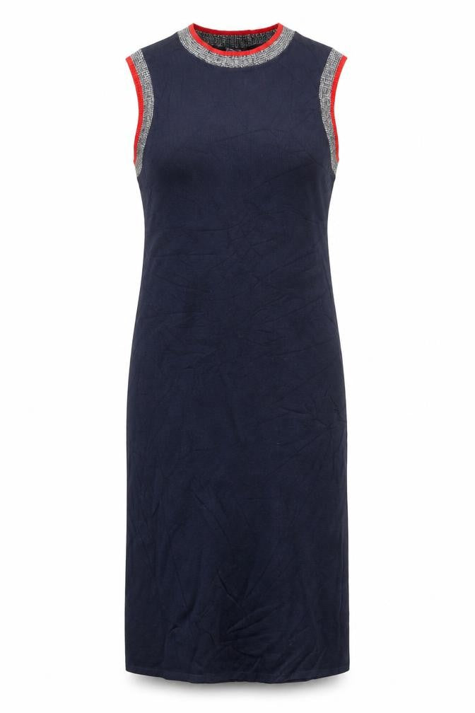 Marks and Spencer Womens Blue  Cotton Bodycon  Size 14  Round Neck Pullover