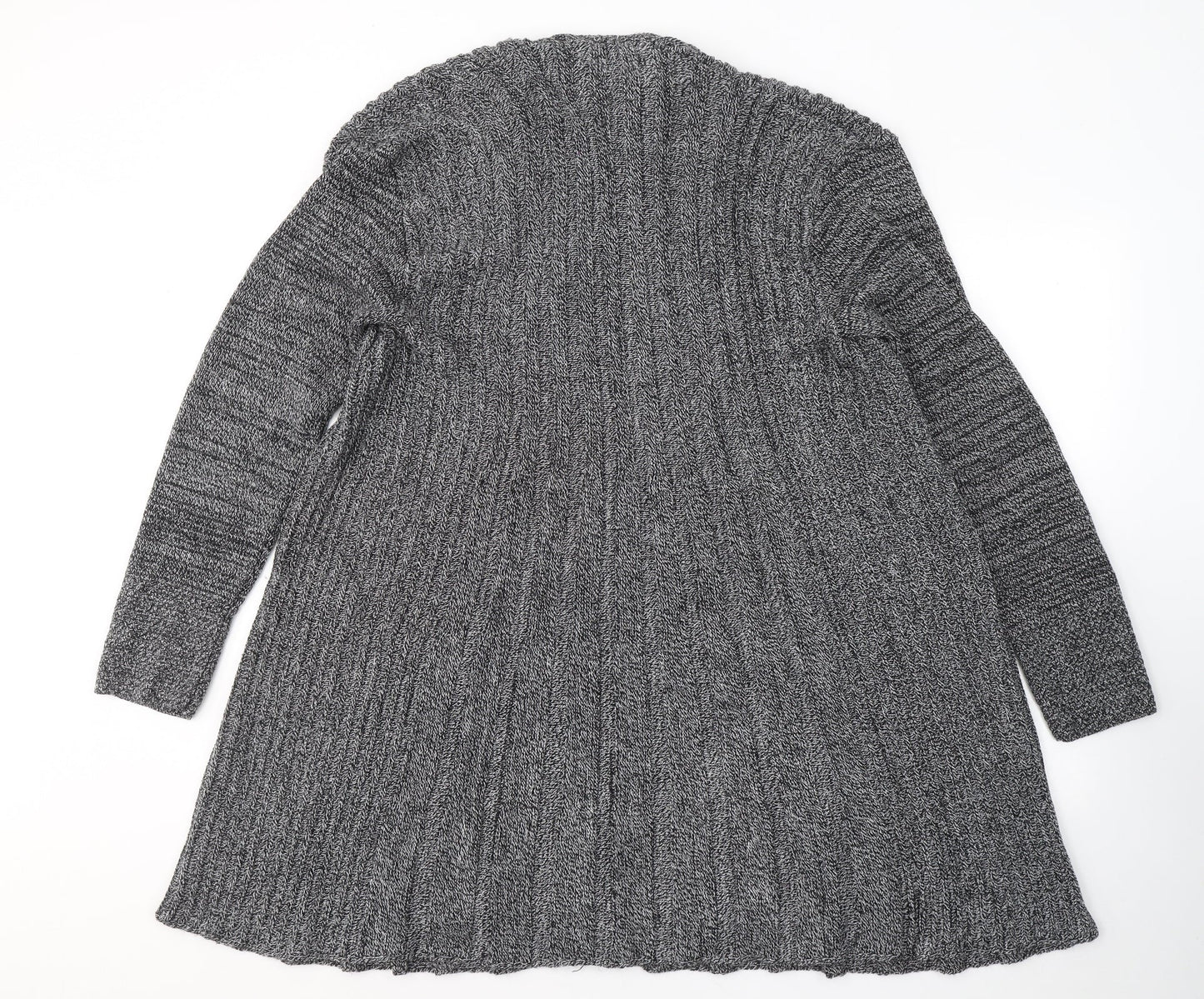Sky designs Womens Black V-Neck  Acrylic Cardigan Jumper Size M