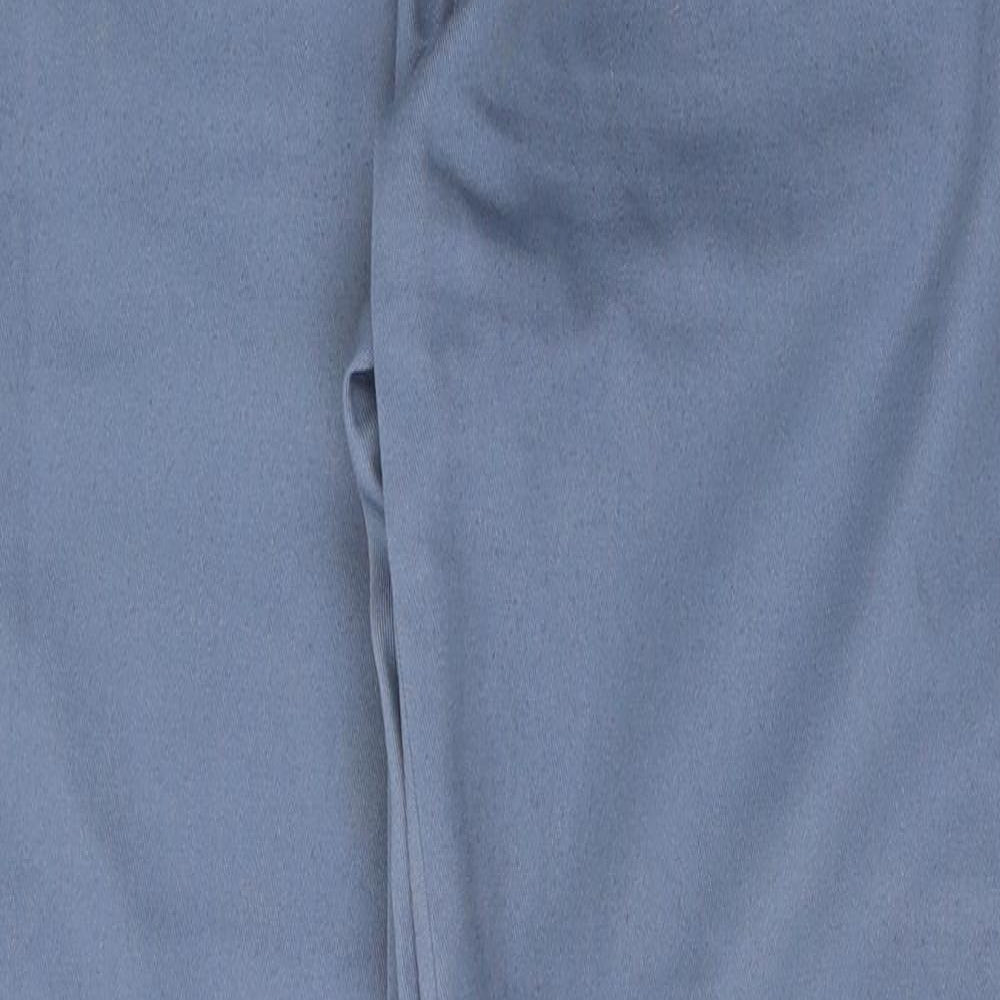 Preworn Mens Blue  Polyester Straight Jeans Size 16 L32 in Regular Button