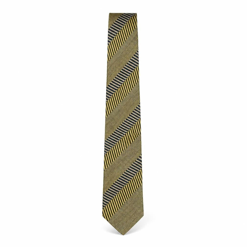 Bruno Manchesi Mens Multicoloured Striped Silk Pointed Tie One Size