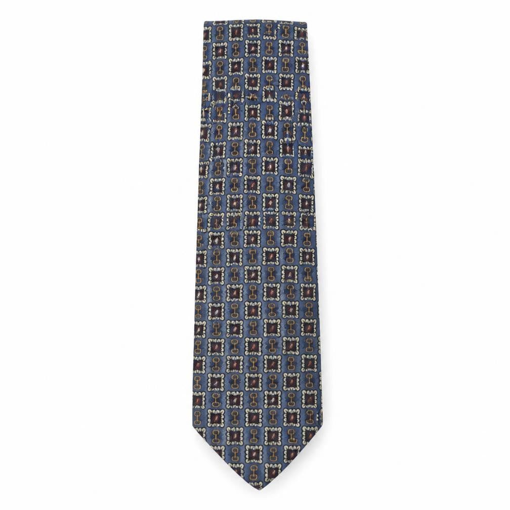 Berkertex Mens Multicoloured Geometric Silk Pointed Tie One Size