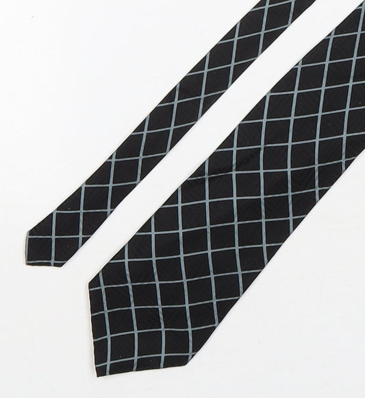 Atlantis  Mens Multicoloured Plaids & Checks Silk Pointed Tie One Size
