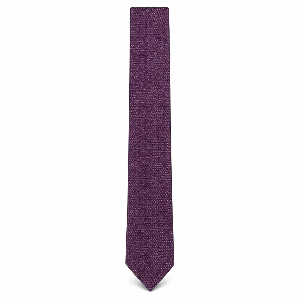 NEXT Mens Purple Geometric Polyester Pointed Tie One Size