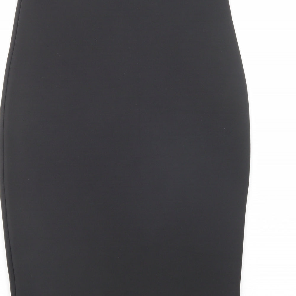 Edge Street Womens Black  Polyester Straight & Pencil Skirt Size 10