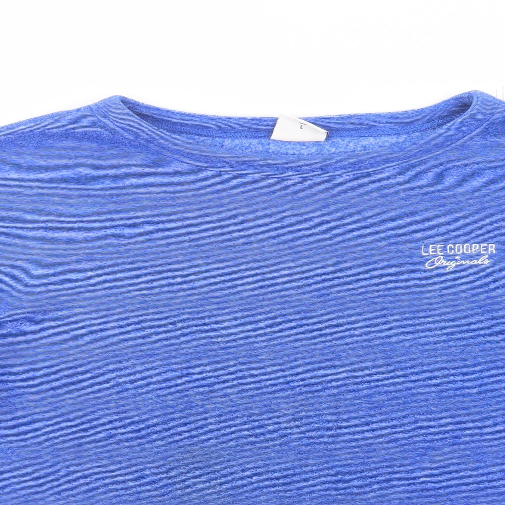 Lee Cooper Womens Blue  Polyester Pullover Sweatshirt Size 12  Pullover