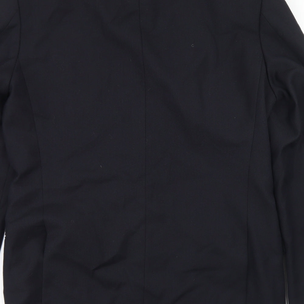 Marks and Spencer Mens Black  Polyester Jacket Blazer Size 38