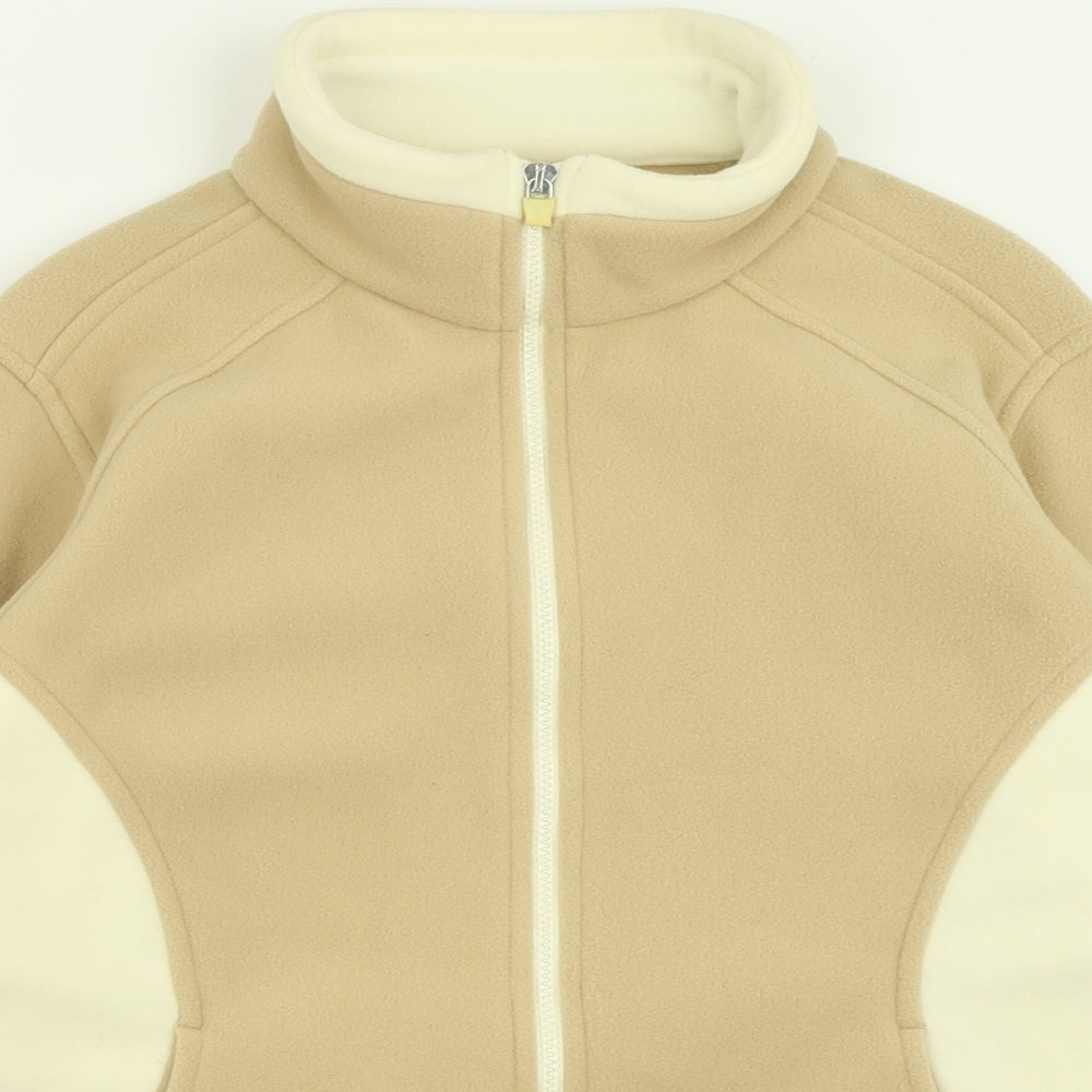 Marks and Spencer Womens Beige   Jacket  Size 14  Zip